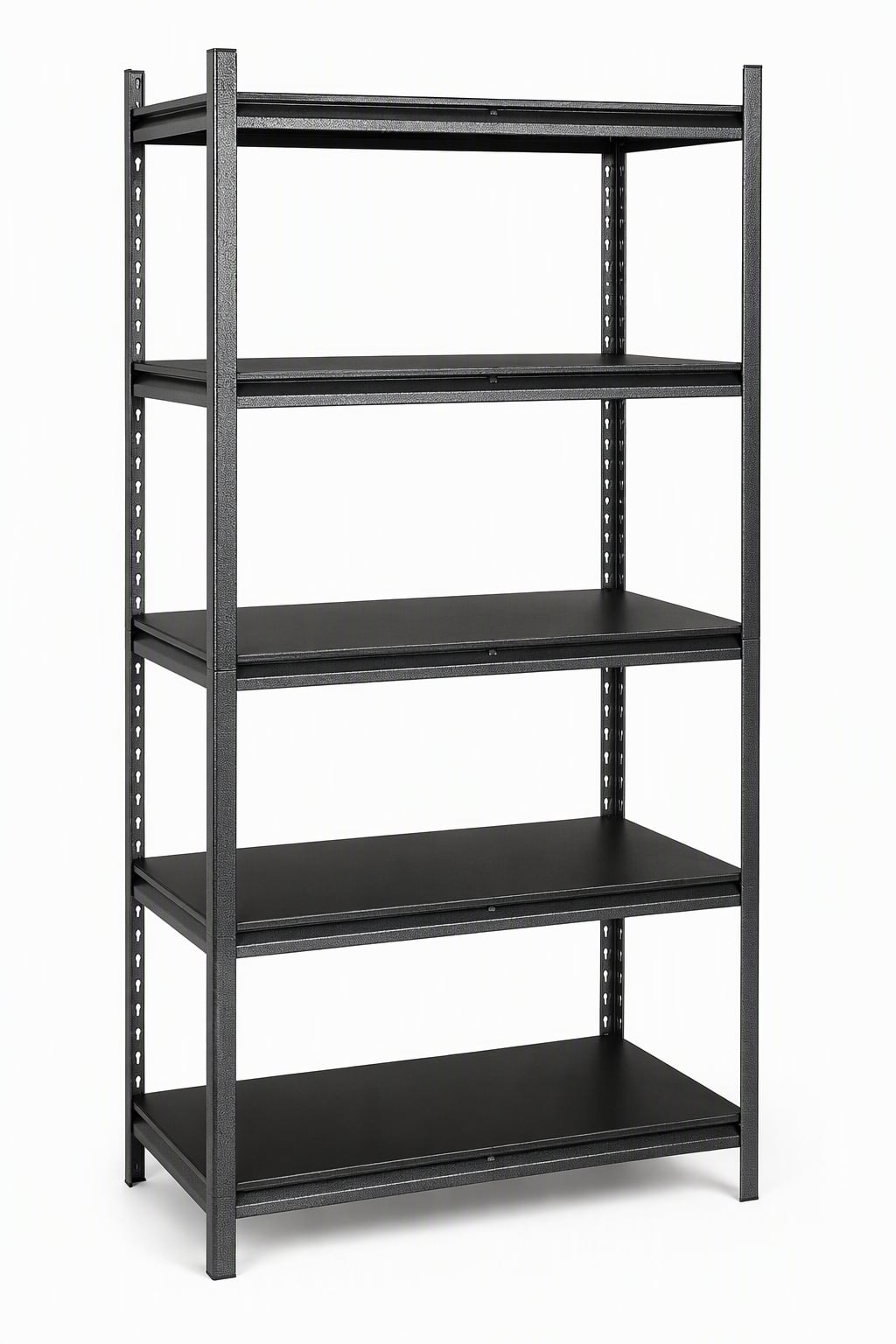 Stainless Steel Anti-Rust Corrosion Protection Boltless 5-Layer Powder Coated Large Capacity Warehouse Storage Rack Racking
