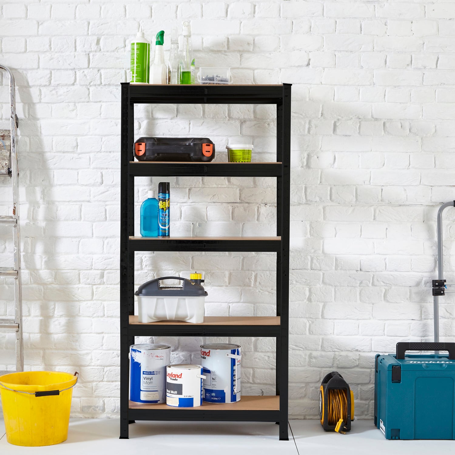 Why does cheap garage shelving fail under high humidity?