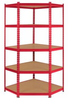 Why is a boltless shelving unit faster to install in warehouses?