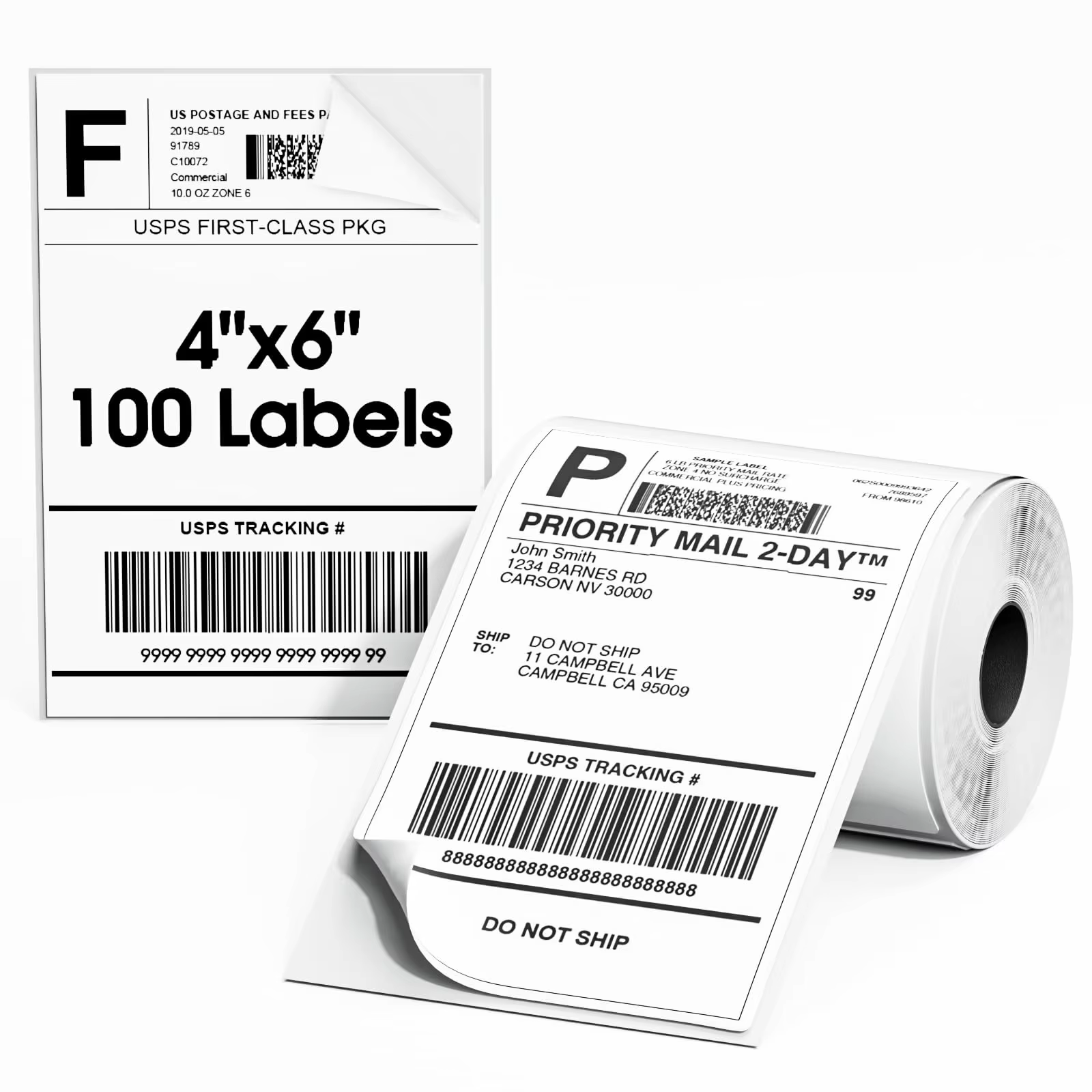 Shipping Labels Printer Wholesale Blank 4x6 Direct Waybill Sticker A6 Roll Shipping Labels Printer Barcode Labels Roll details