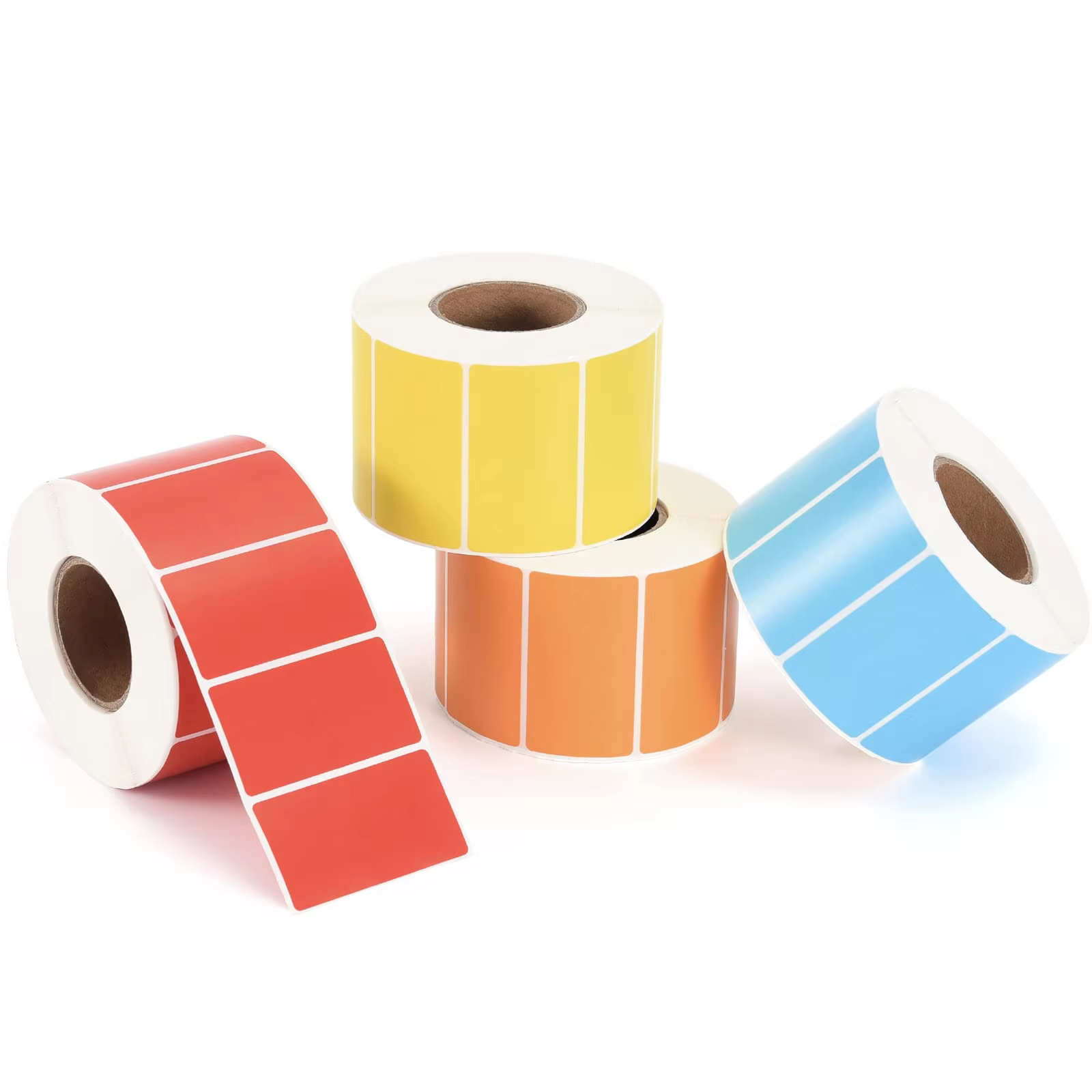 2" Inch Round Color Thermal Labels 50mm Custom Circle Thermal Label Printer Colorful Printing Colored Round Thermal Labels supplier