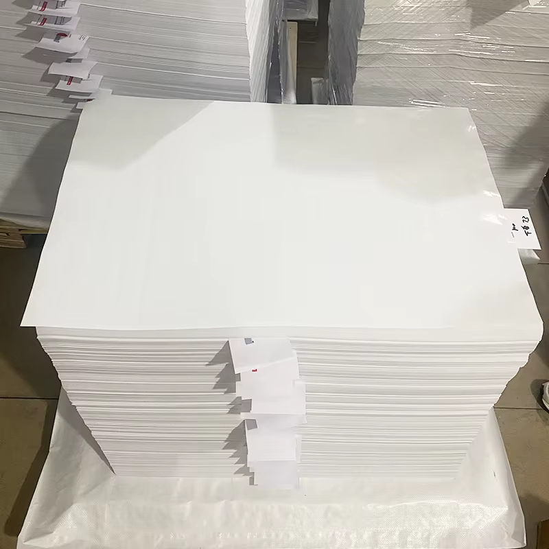 Custom Split Backing 100x70 Label Sticker Sheet Thermal Art Paper Waterproof Die Cut Label Back Cutting Self Adhesive Sheet details
