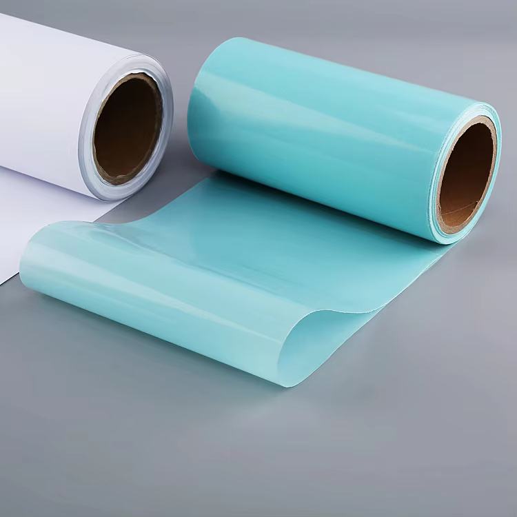 Silicon Release Paper Blue/Yellow/White Glassine Release Paper For Stickers2