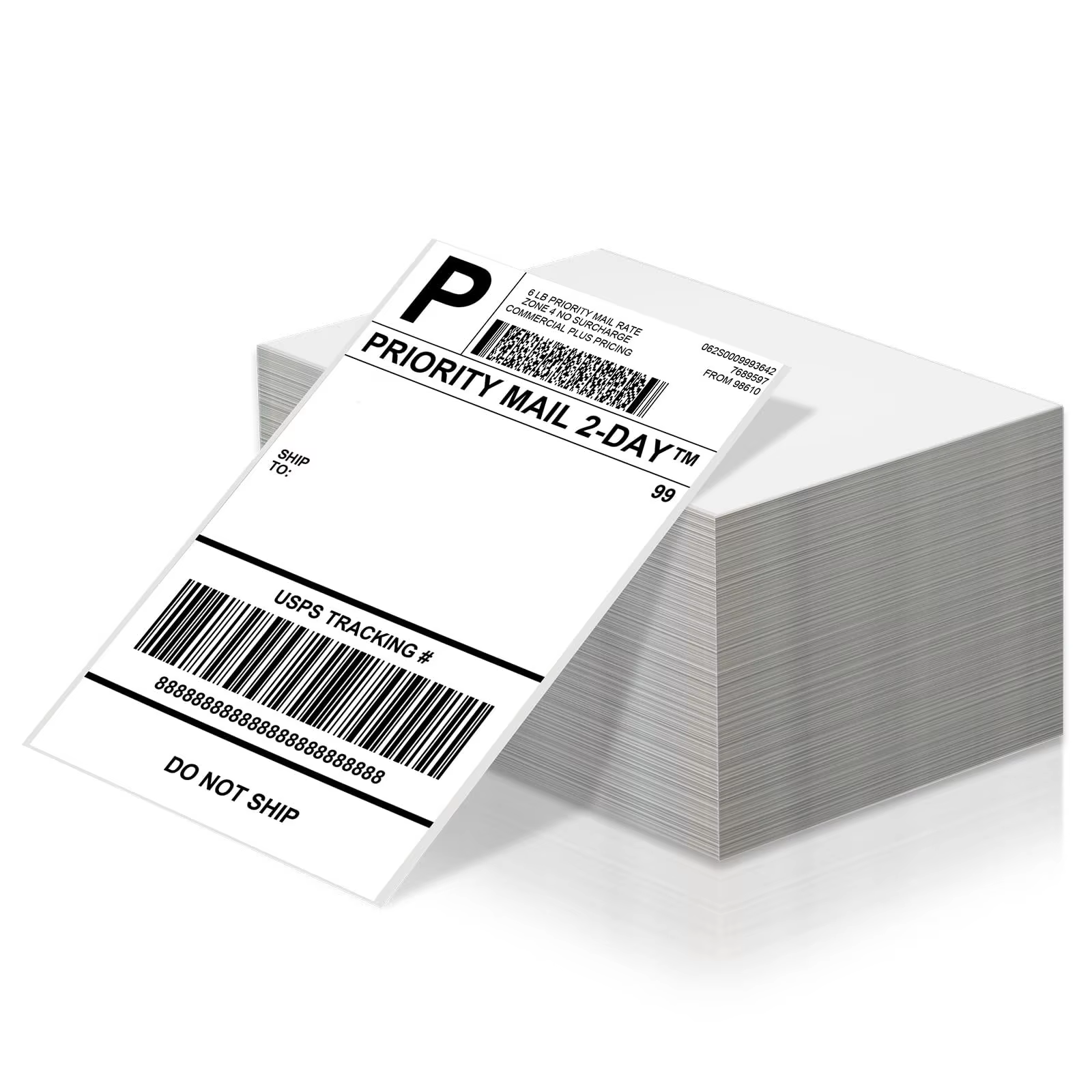 product best selling 100x150mm industrial thermal paper roll 4x6 thermal barcode label paper shipping sticker labels-0