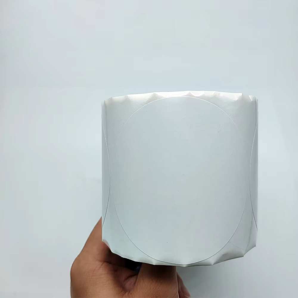 Circle Direct 3" White Blank Thermal Label Round Thermal Sticker Adhesive for Thermal Printer supplier