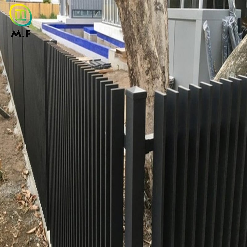 Environmentally friendly lead-free aluminium fence panels metal fence panels aluminum garden privacy fence