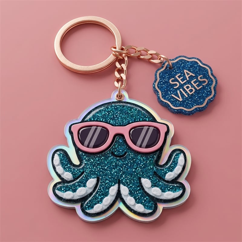 Glittery Octopus 