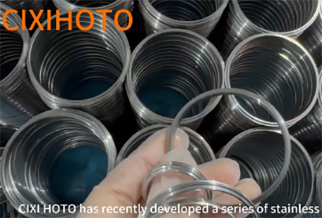 New product development : Stainless steel crossed roller bearing turned inner and outer rings & machining sleeves