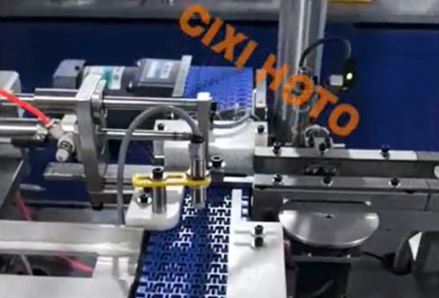 An Automatic Ball Bearing Assembly and Inspection Production Line  is undergoing pre-acceptance, the first step is to set the equipment idle for 24 hours.----CIXI HOTO