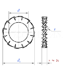 External Tooth Washer manufacture
