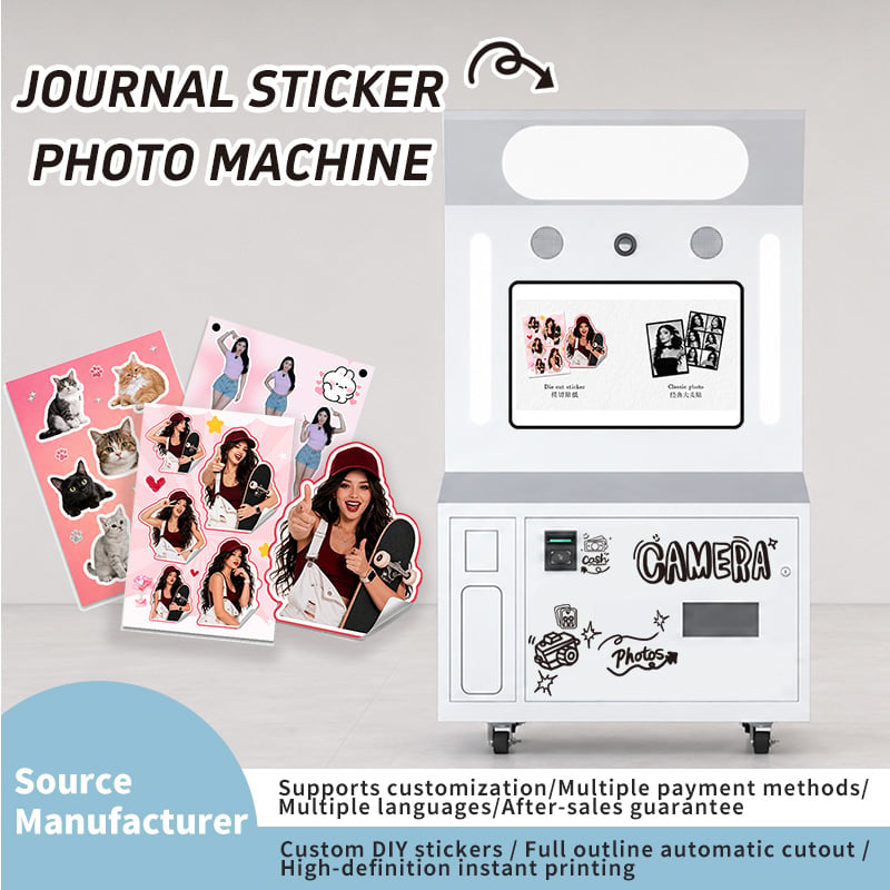 Journal sticker photo machine