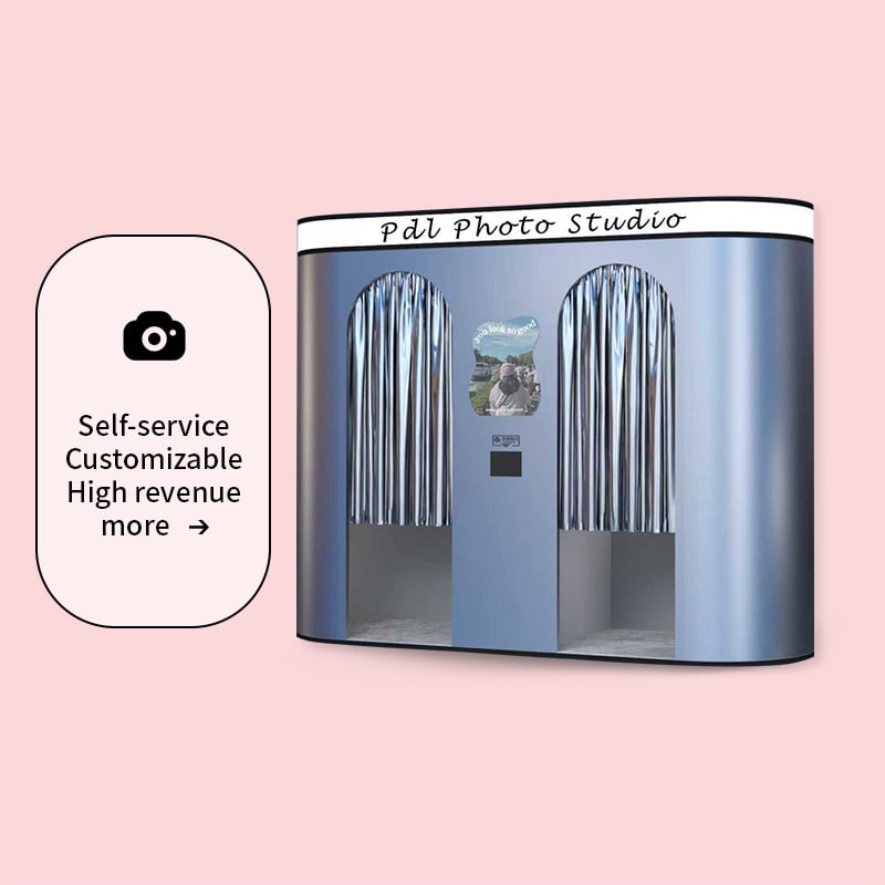 PDL European and American retro style Photo Booth （Double）