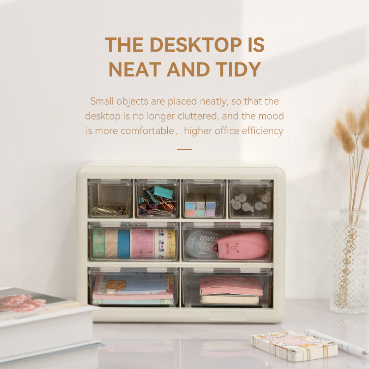 A must-have for any home office - the plastic desk organiser