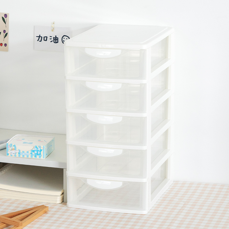 Stay organized on-the-go with stackable plastic storage containers