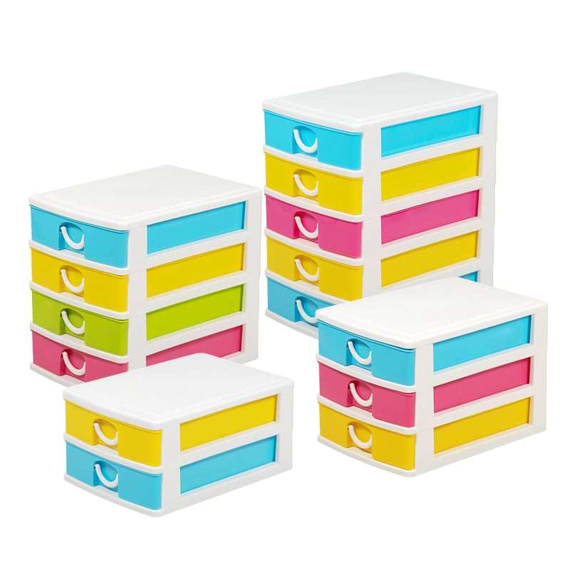 ITEM NO,3201 Factory 2/3/4/5 layers Multi-functional Plastic Drawer Desktop Home Office Makeup Organizer Storage Skincare Box