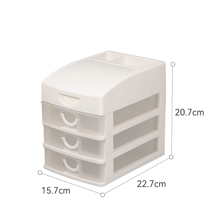 Say goodbye to messy drawers with our easy-to-use stationery organizer box.