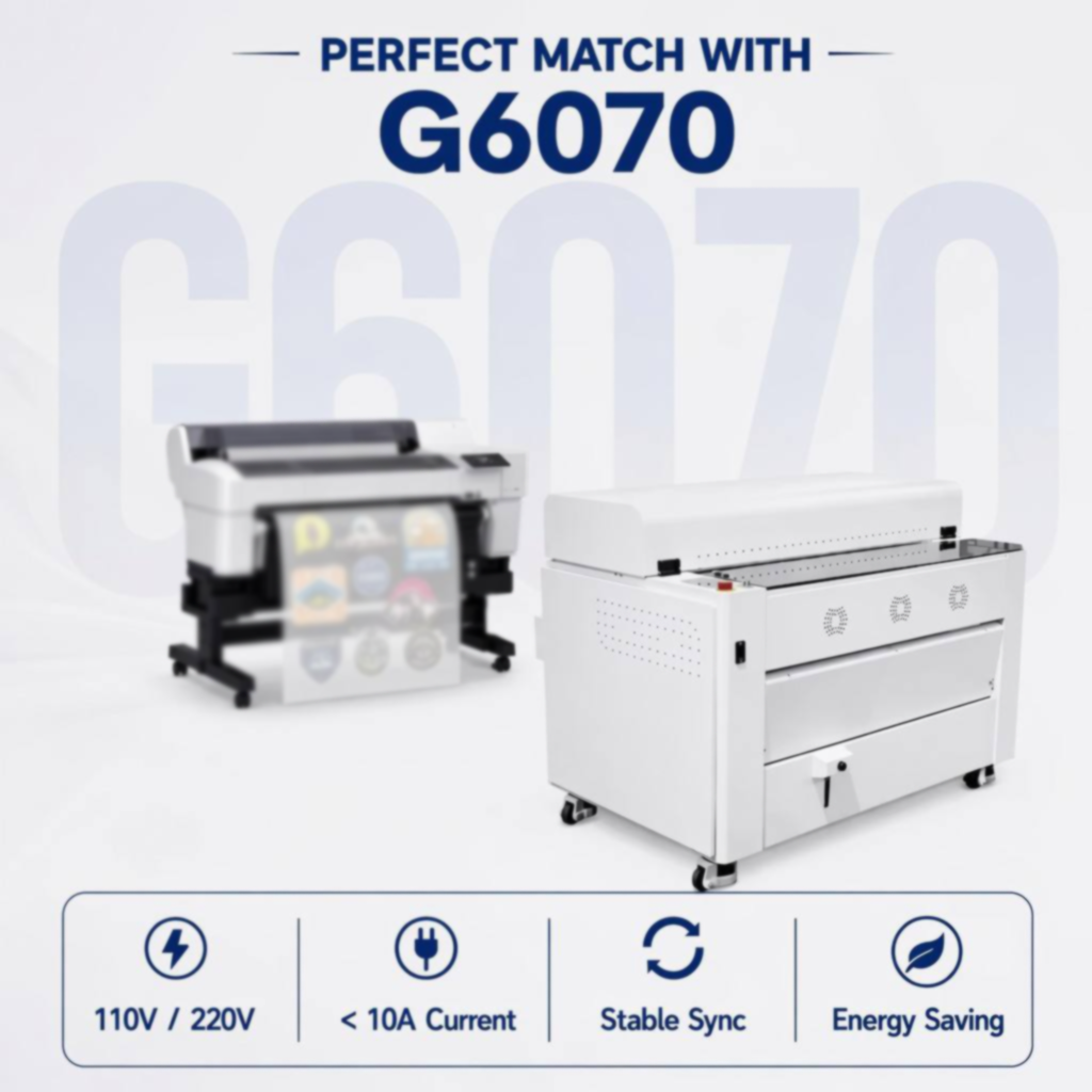 Compact Footprint 90cm/36inch DTF Shaker Perfect for G6070 Support Household Standard