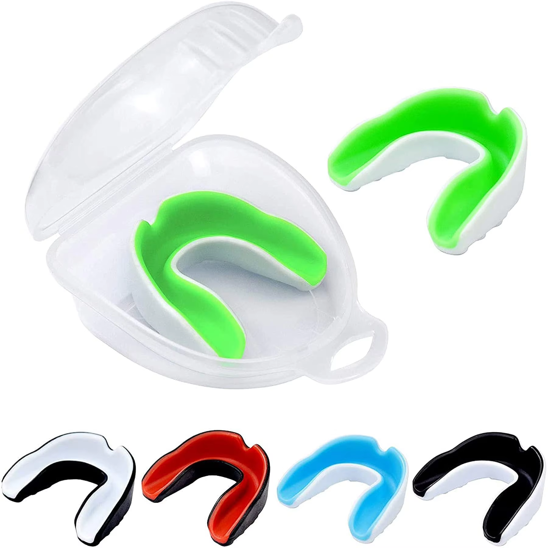 Custom EVA Football Boxing Mouthguard Basketball Teeth Mouth Guard Case Sports MMA Mouth Guards for Grinding Teeth