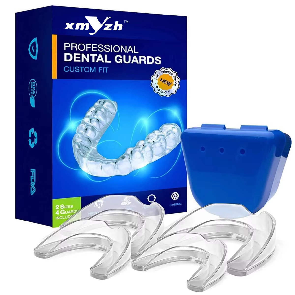 Health Ronquidos Sleep Helping Mouthguard Dental Guards Mouth Breath Sleep Aid Solution Anti Snoring Device Mouth Tape