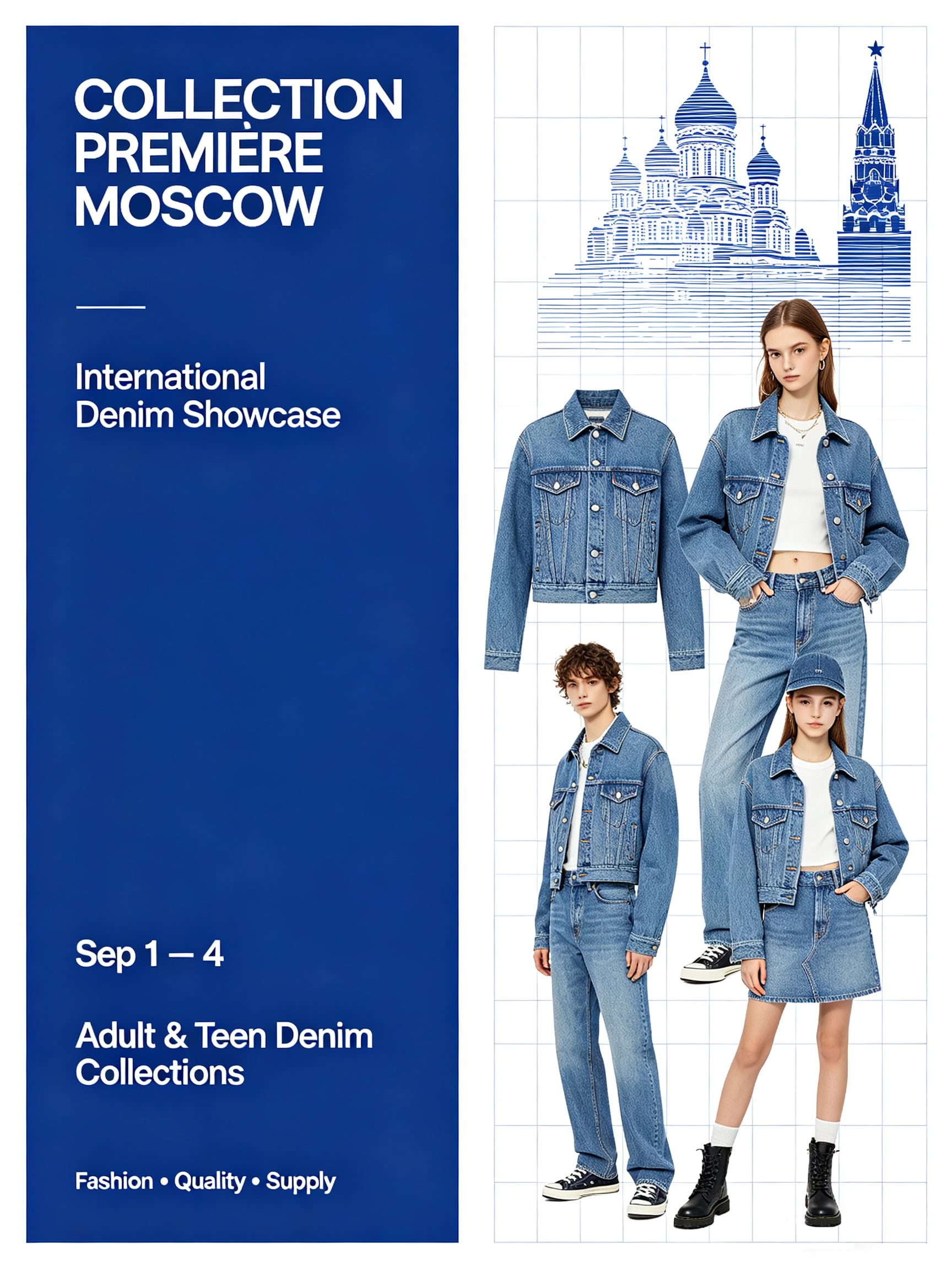 Debut at Collection Premiere Moscow, Our Denim Apparel Explores Eastern European Market