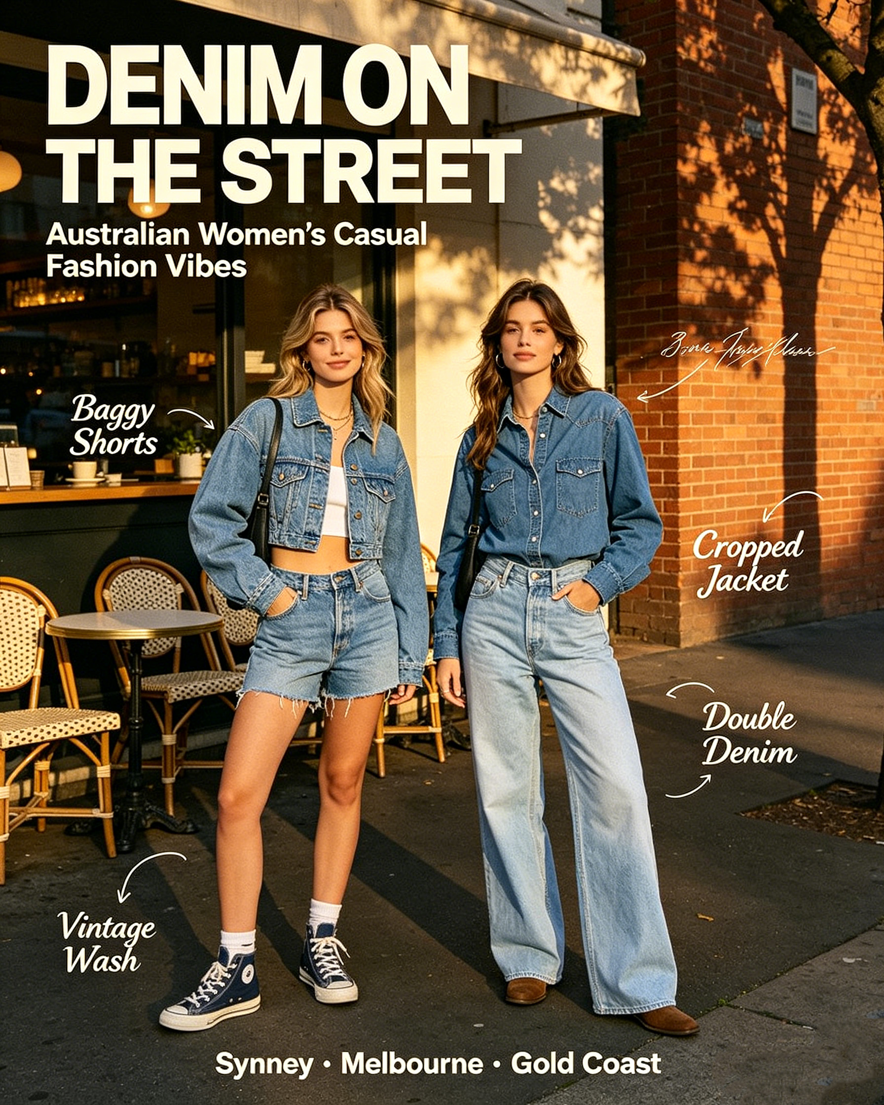 2026 Australian popular women's denim clothing