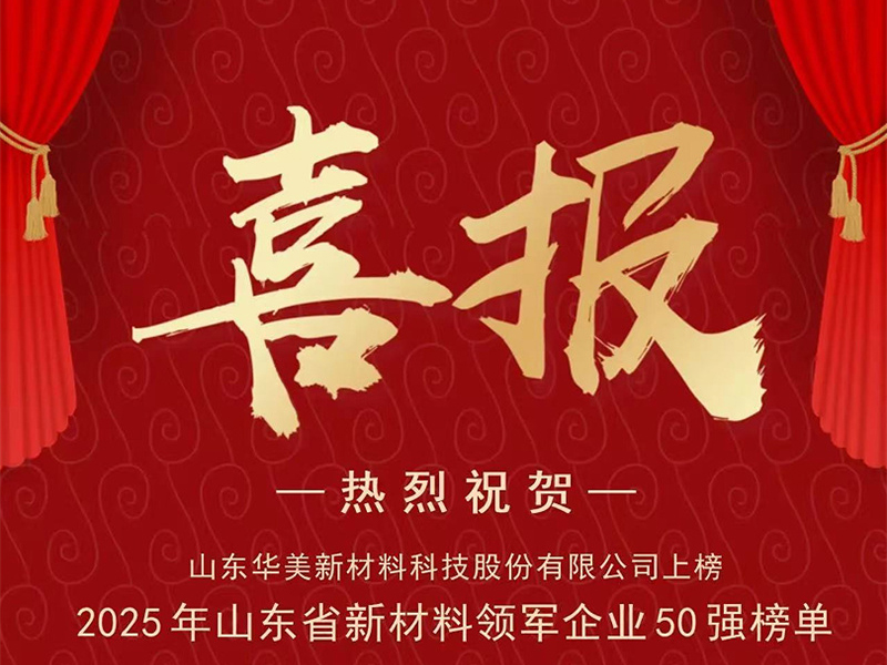 The Top 50 Leading New Materials Enterprises in Shandong Province in 2025