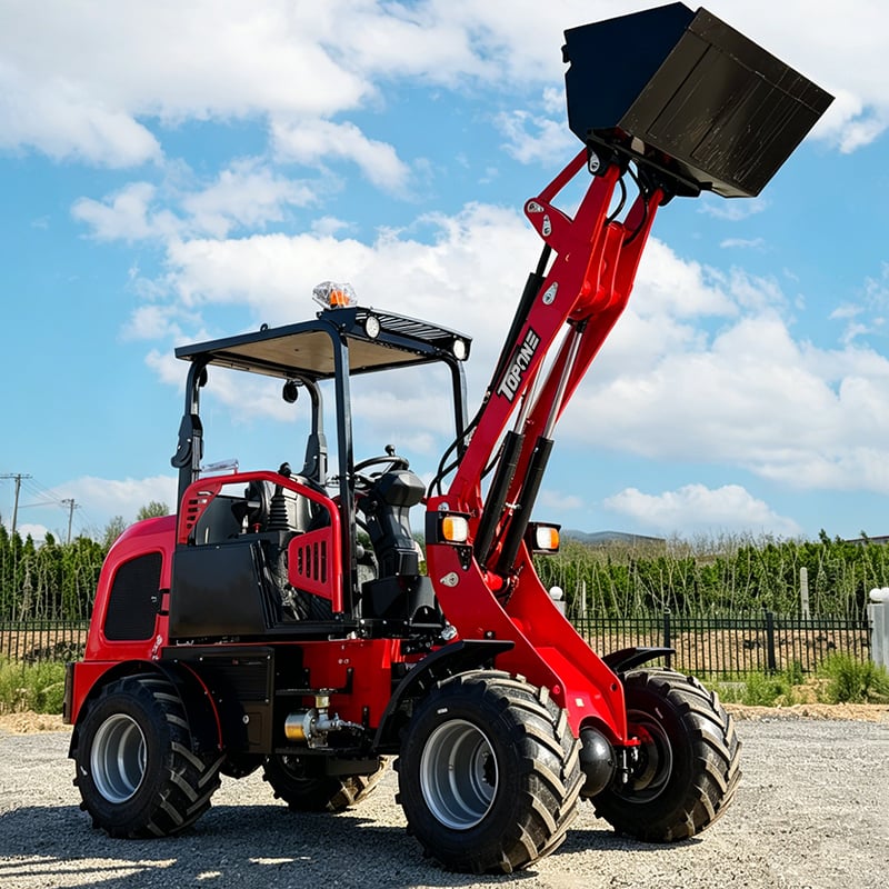 TopOne TL909 1 Ton Wheel Compact Mini Front Loader for Sale
