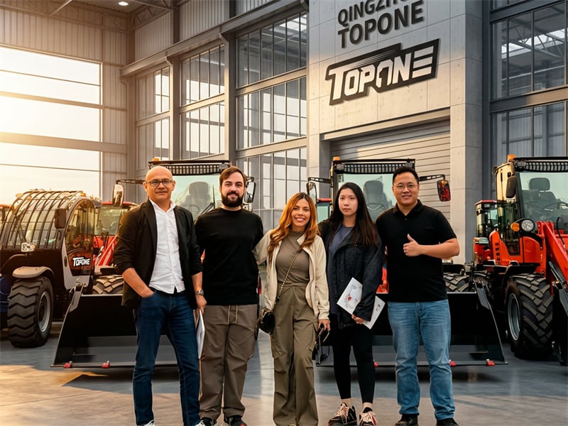 QINGZHOU TOPONE HEAVY INDUSTRY CO.,LTD Welcomes Brazilian Partners to Explore Advanced Wheel Loaders and Telehandler Solutions