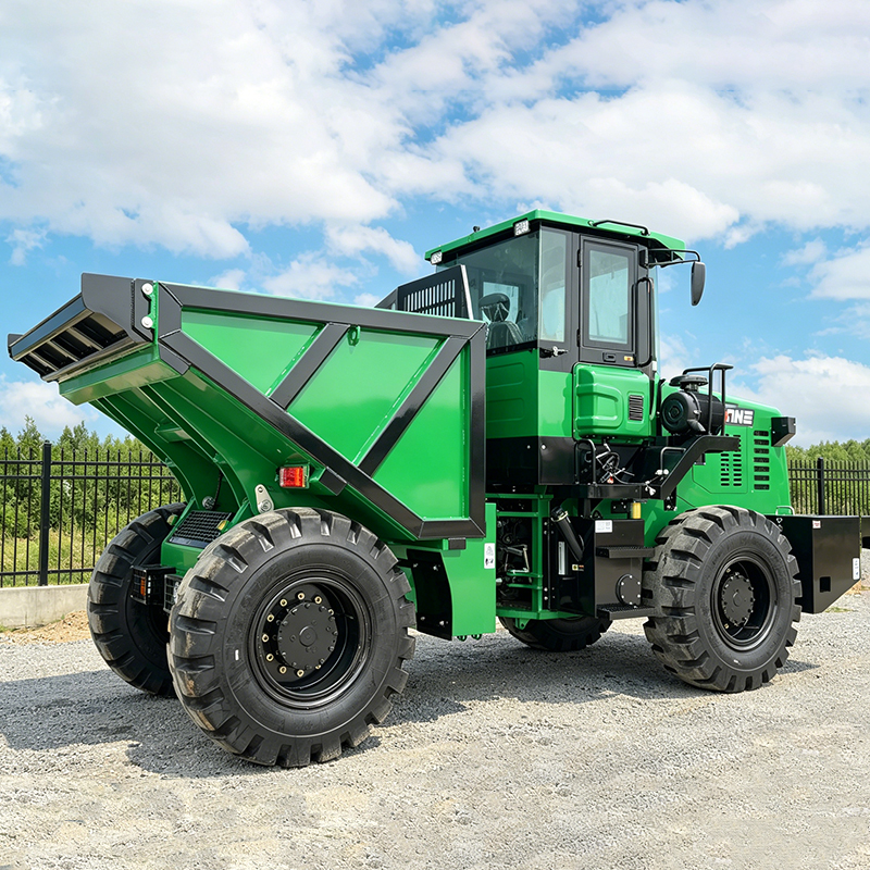 TopOne TD100 10000kg Self-loading 4WD Big Site Wheel Dumper Truck for Sale