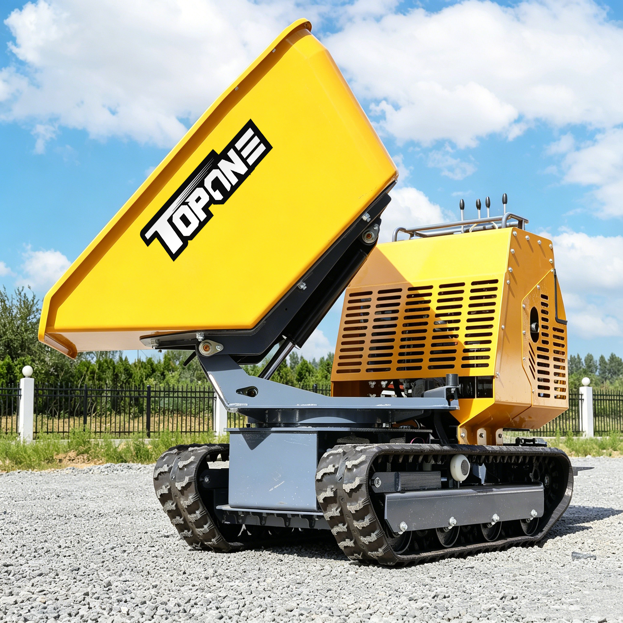 TopOne TD10 1000kg Compact China Mini Self-loading Dumper for Gardening Landscaping