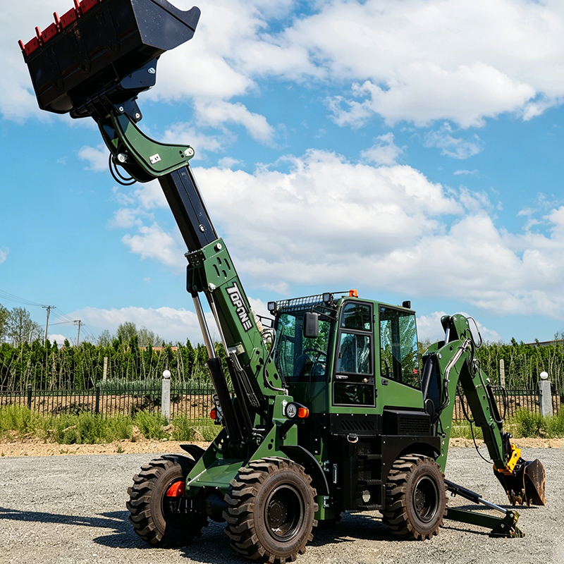 TopOne TL30-25 Big 4WD Large China Backhoe Loader for Construction