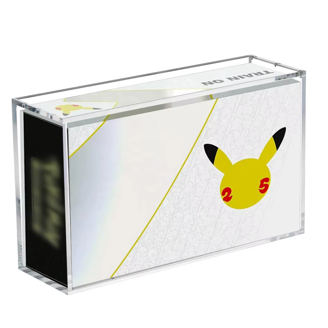product acrylic display case modern ultra premium collection box magnetic protection celebrations clear acrylic case upc acrylic case-1