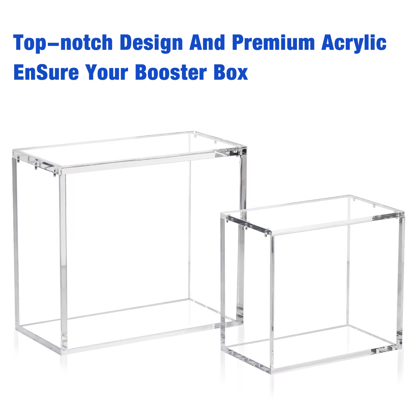 product strong magnet acrylic elite trainer box booster case pokemon collection protection display etb acrylic case with magnetic lid-5