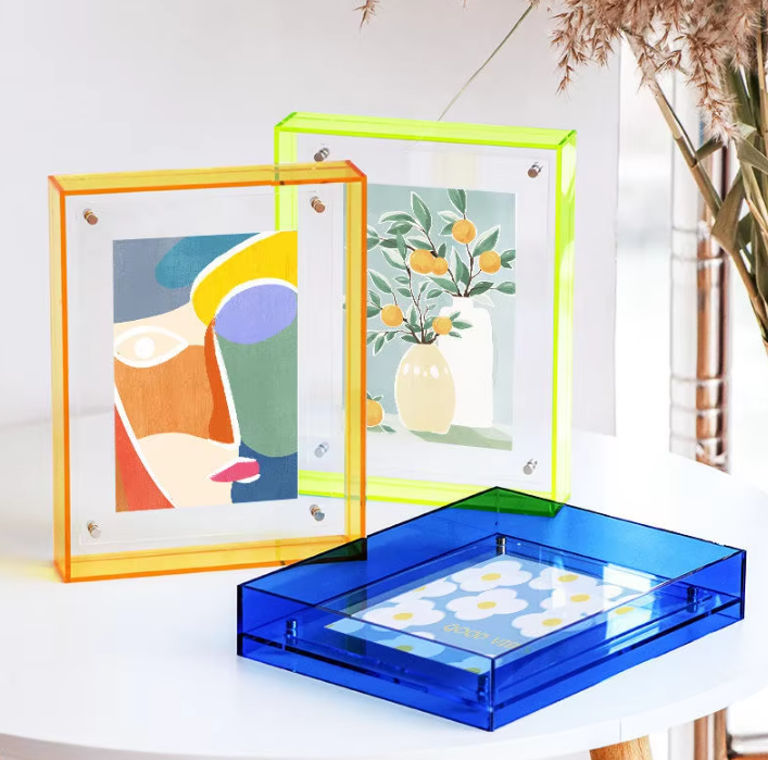 How to make an acrylic block photo frame?