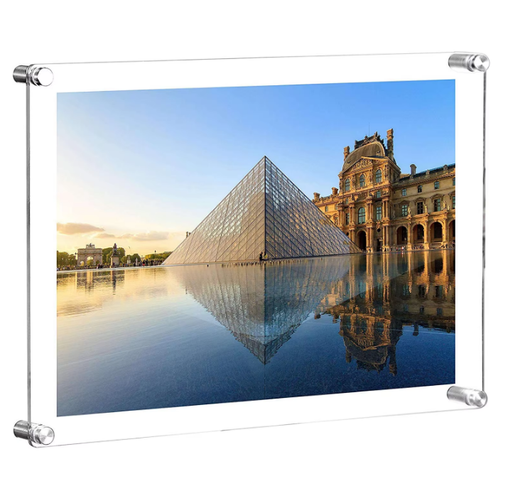 How to use frameless acrylic picture frames?