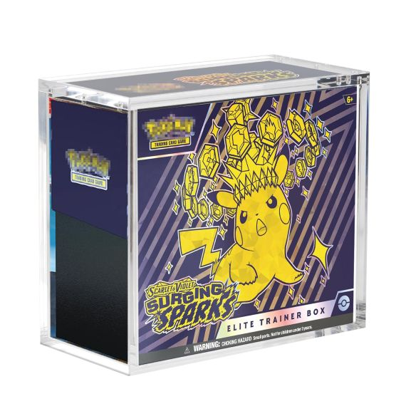 Acrylic Elite Trainer Box Protector Case with Magnetic Lid