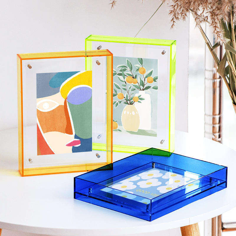 New Arrival: Custom Colorful Edge Acrylic Photo Frames
