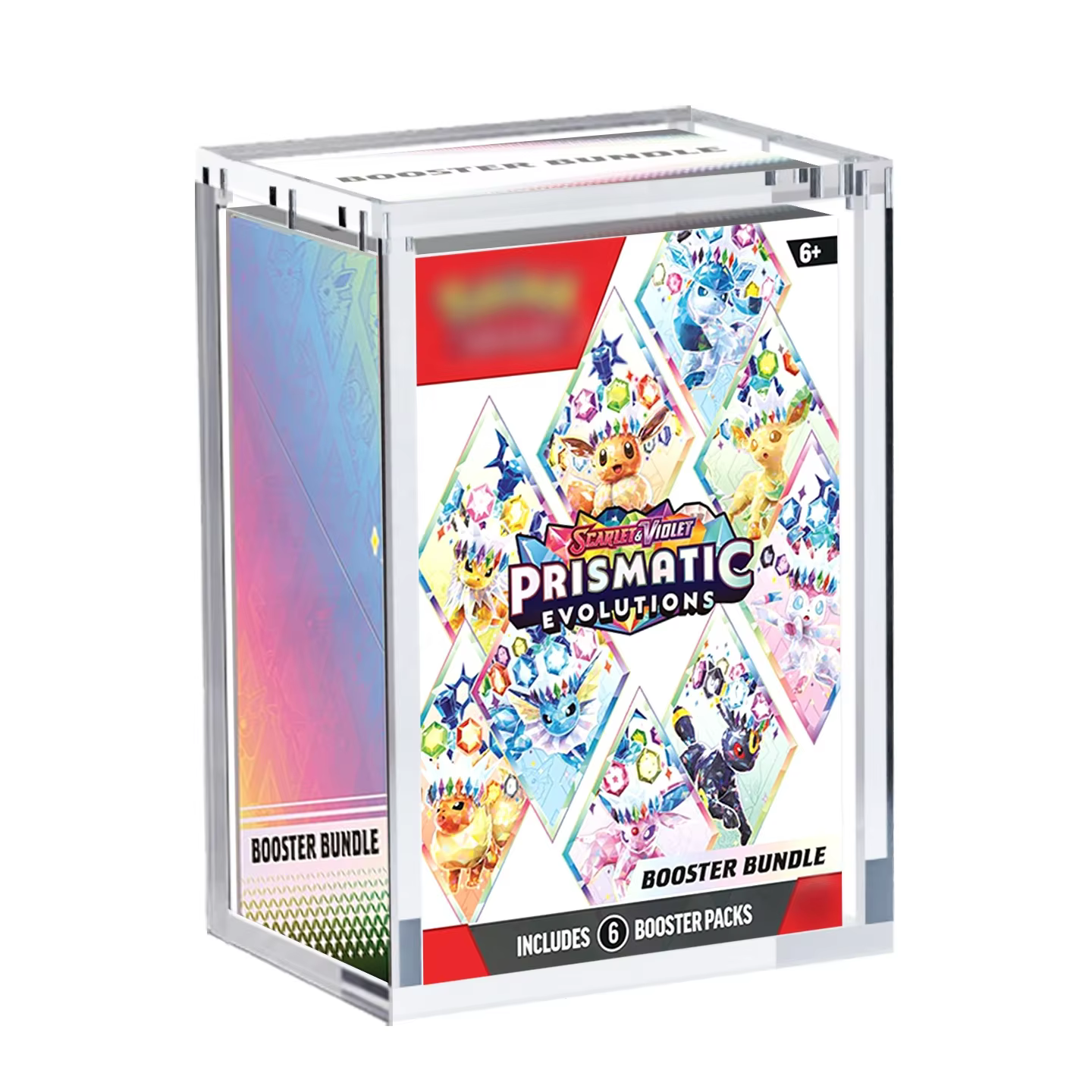 product acrylic magnetic uv protective pokemon booster bundle box protector case with magnetic lids acrylic booster bundle case-0