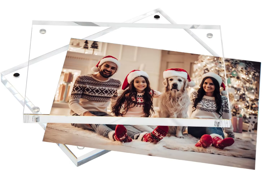 Is acrylic glass safe for pictures?