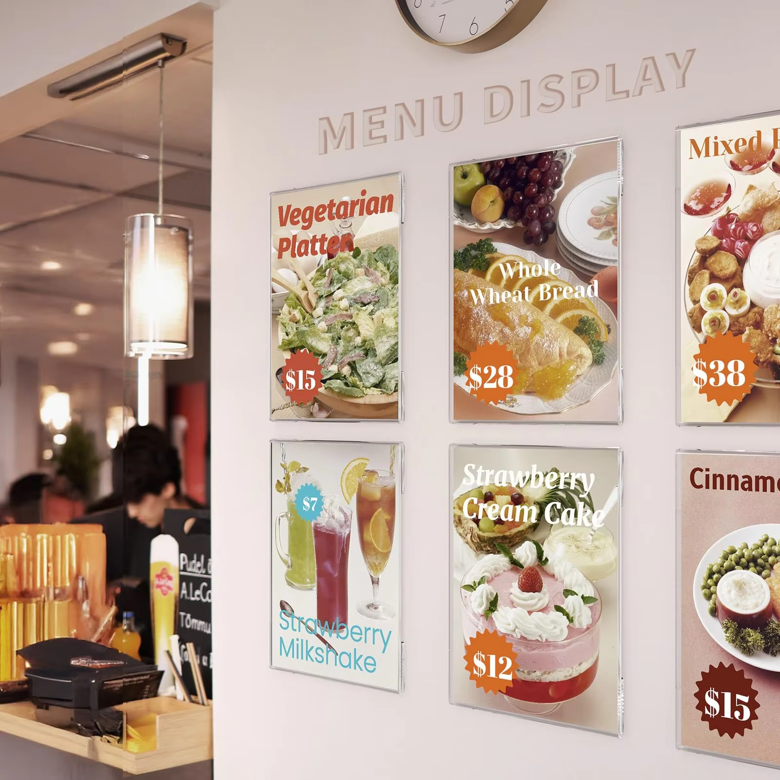 How to install wall mount acrylic sign holders?