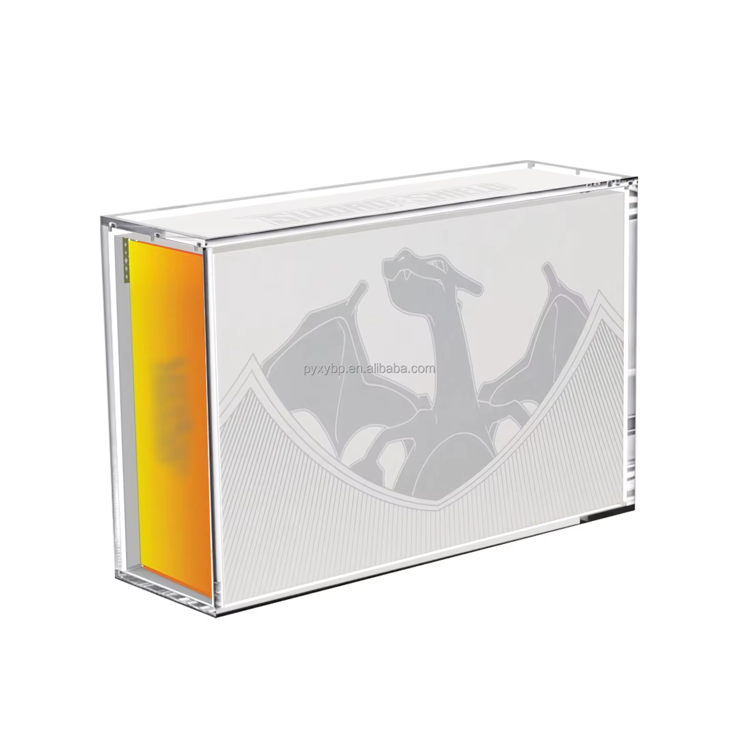 product strong magnet acrylic ultra premium collection charizard upc boxes poke etb booster box acrylic charizard upc display box-1