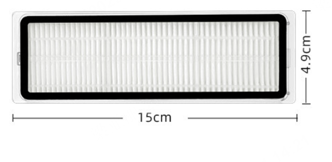 compatible accessories for the dreame d10 plus vacuum cleaner robot rls3d main brush filter screen cloth edge brush dust bag and consumables-2