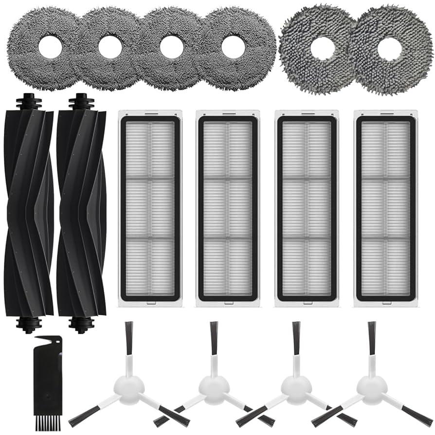 Can the filter and brush set be replaced together for better cleaning efficiency?