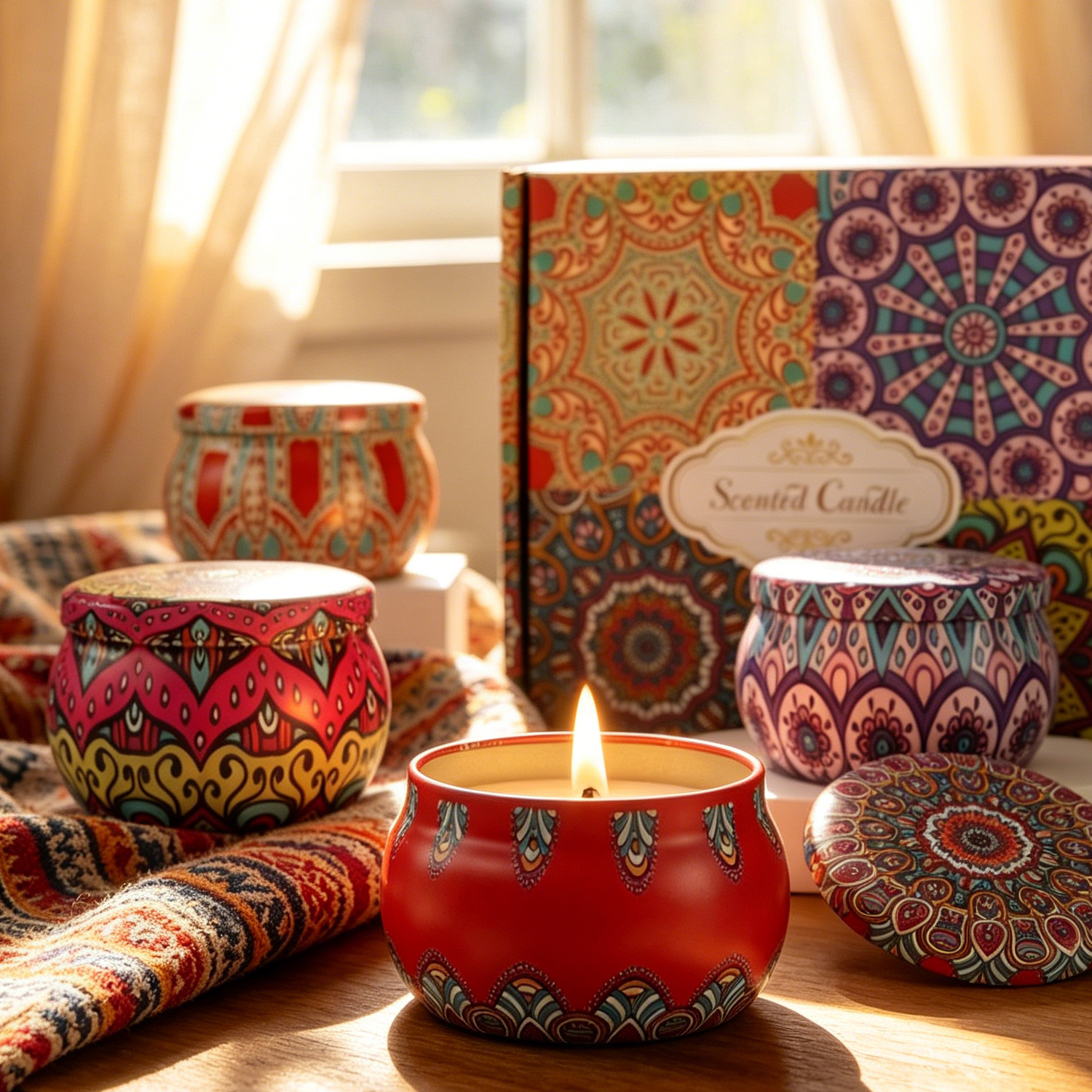 Bulk Candles Factory Supply Long Burning Scented Tin Candles for Gift Brands and Department Stores