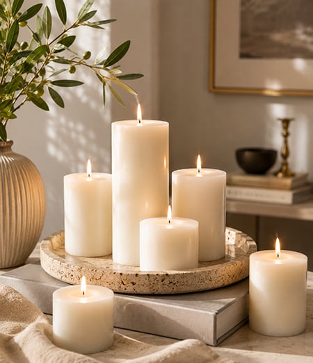  Pillar Candle 