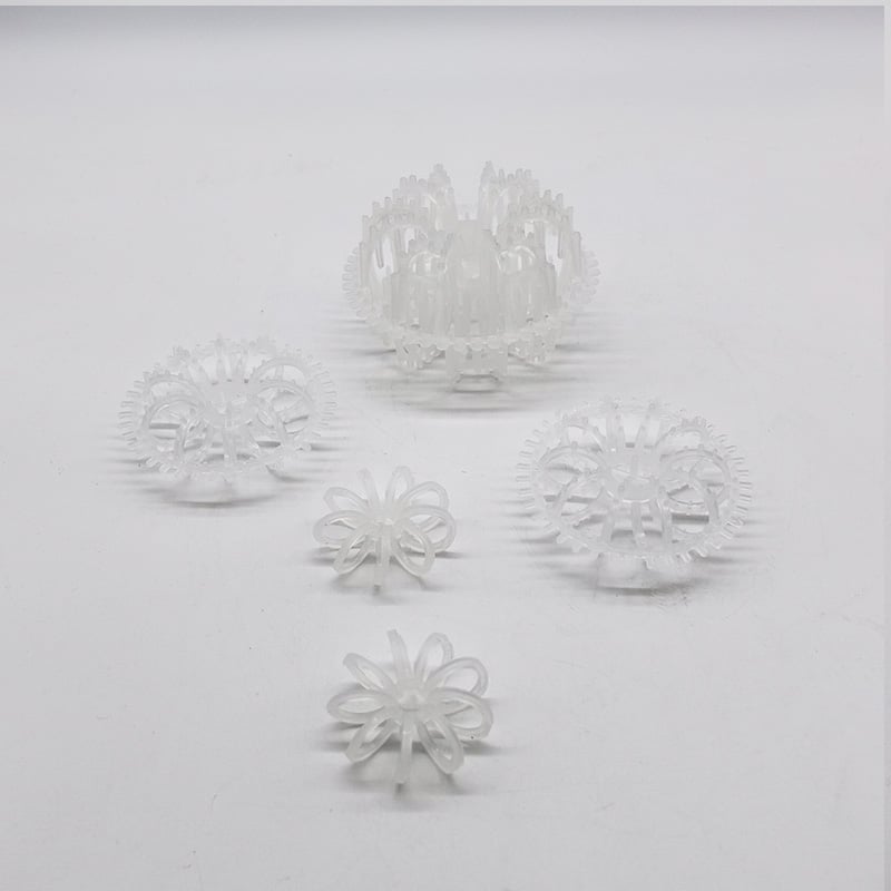 Rosa Teller in Materiale Plastico
