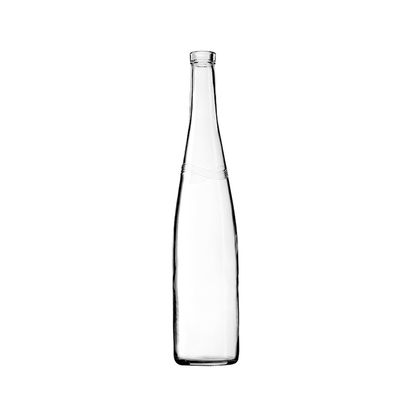Customized Label Whiskey Wine Bottles Empty Round Glass Bottles