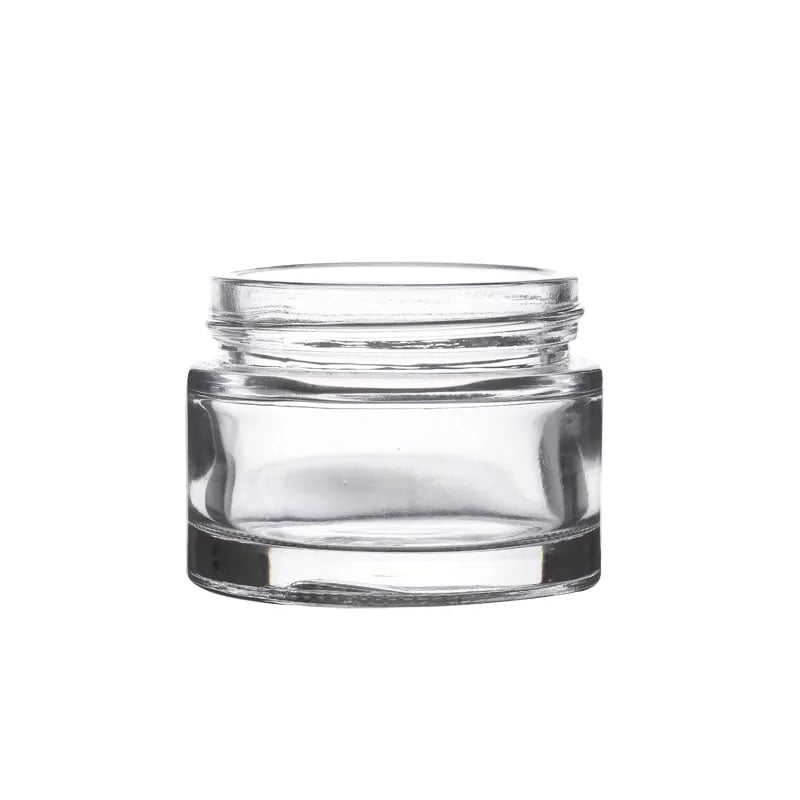 High Quality Luxury 50ml 60ml 100ml Cosmetics Package clear Glass Jar