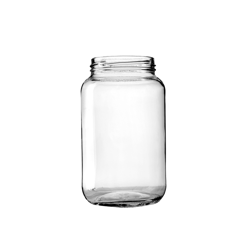 Eco Friendly Round Glass Food Storage Jar