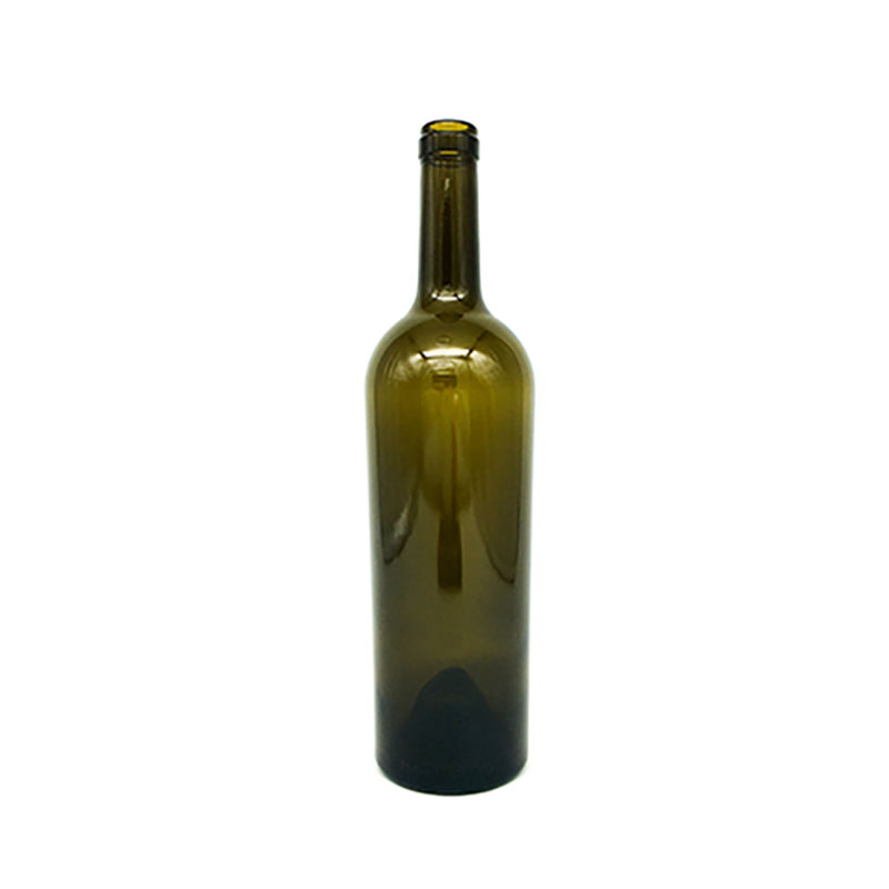 Free Sample 750ml Burgundy Bordeaux Bottle Red Wine Bottle Empty Luxury Glass Bottles